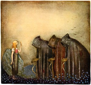 金色の鍵 作： John Bauer